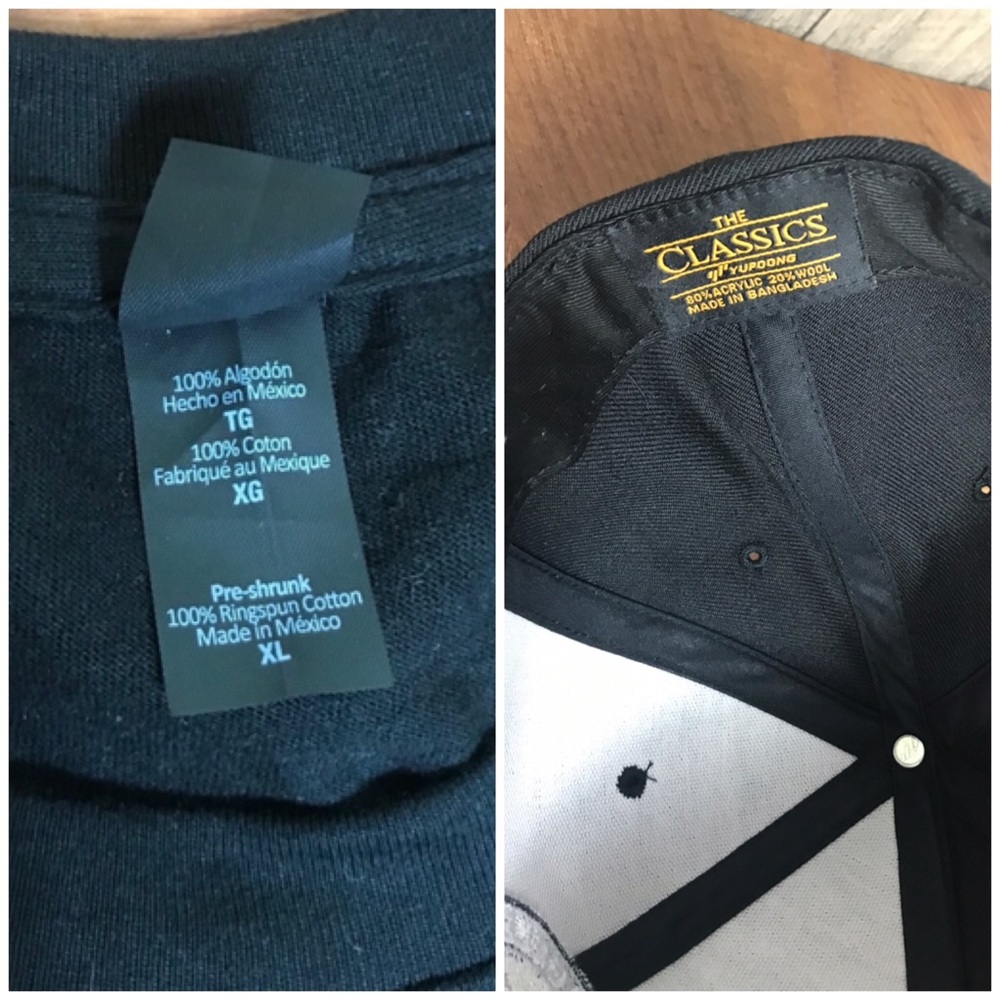 Men’s Set: Printed T-Shirt+Cap “Drip More”’ Black - Picture 8 of 8